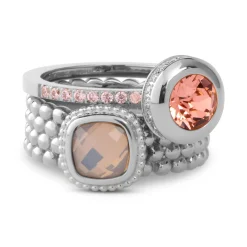 Fashion Melano Jewelry Melano Vivid & Twisted Blossom Dream Ringen Set