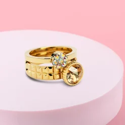 New Melano Jewelry Melano Vivid & Twisted Happy Cake Ringen Set |