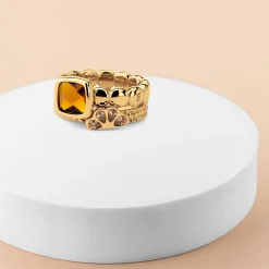 Online Melano Jewelry Melano Vivid & Twisted Sunny Snaps Ringen Set