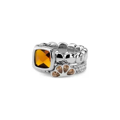 Online Melano Jewelry Melano Vivid & Twisted Sunny Snaps Ringen Set