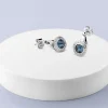 Fashion Melano Jewelry Melano Vivid Aqua Splash Oorbellen Set