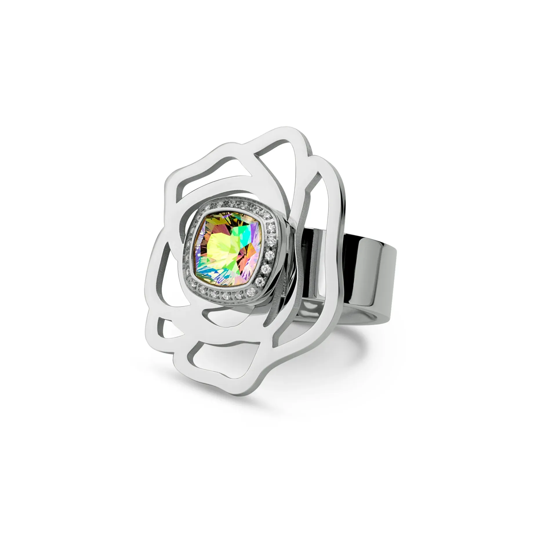 Clearance Melano Jewelry Melano Vivid Blooming Rose Ring Set