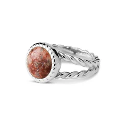 New Melano Jewelry Melano Vivid Crimson Leaves Ring Set
