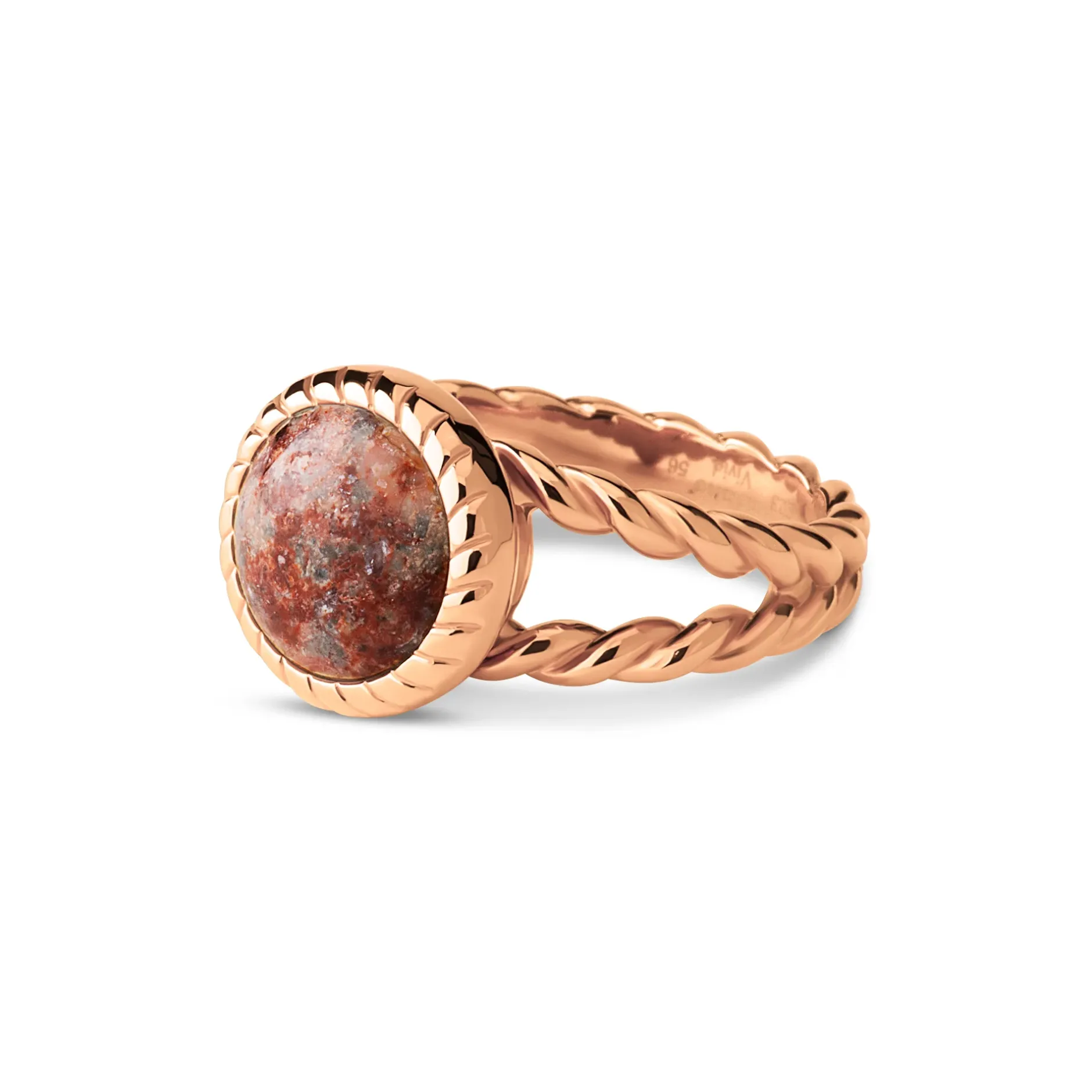 New Melano Jewelry Melano Vivid Crimson Leaves Ring Set