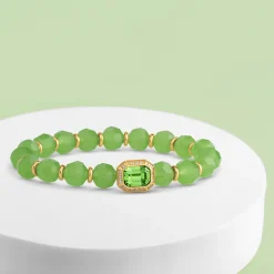 Online Melano Jewelry Melano Vivid Green Garden Armband Set