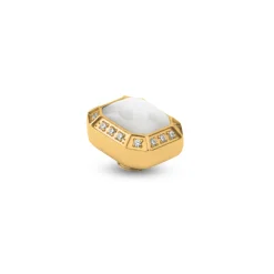 Outlet Melano Jewelry Melano Vivid Pearl Emerald Steentje